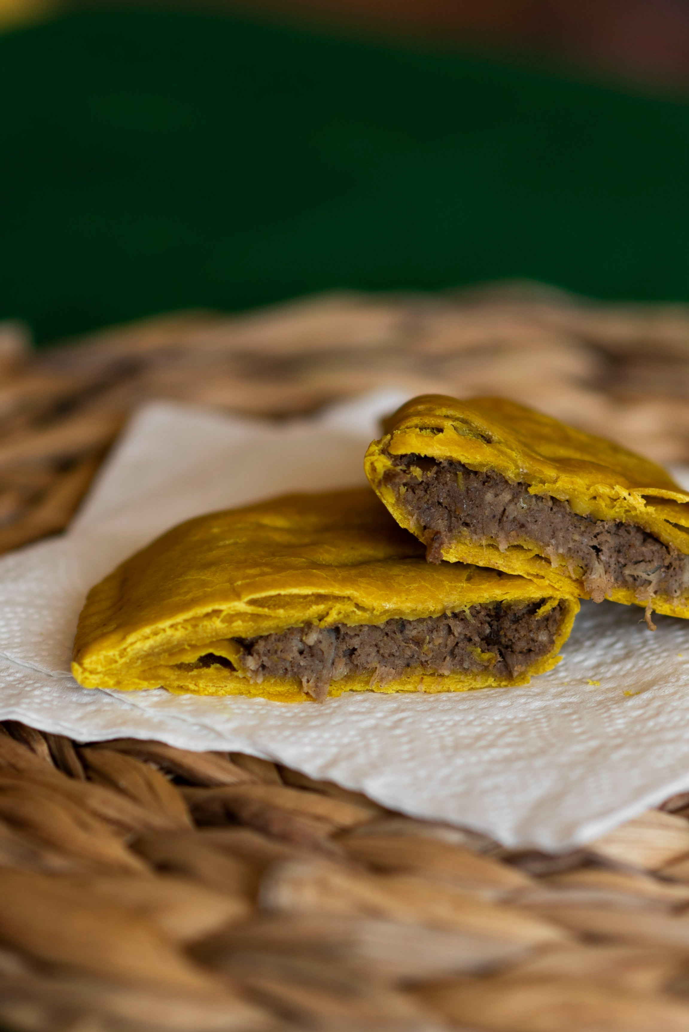 Jamaican Beef Patty - Savory Thoughts